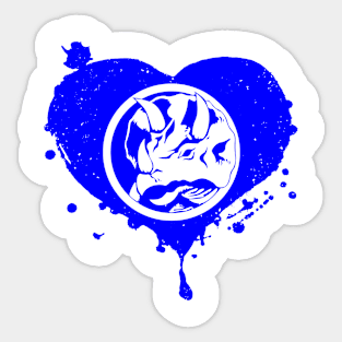 Blue Ranger Love Sticker